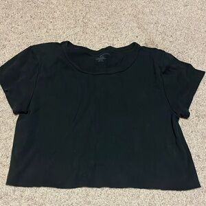 Brandy Melville Black Crop Top